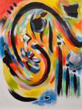 Turtle angel-2015-32"x44"